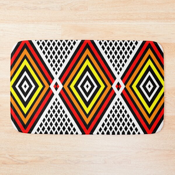 Item preview, colorful rainbow line fabric pattern graphic design by ironpalette designed and sold by ironpalette.