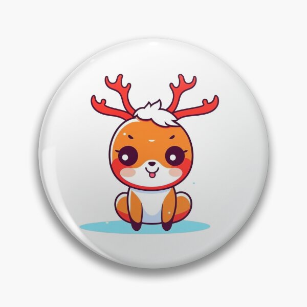 Item preview, Cute Santas Little Helper Kawaii Christmas Reindeer  designed and sold by SantasHelpers.