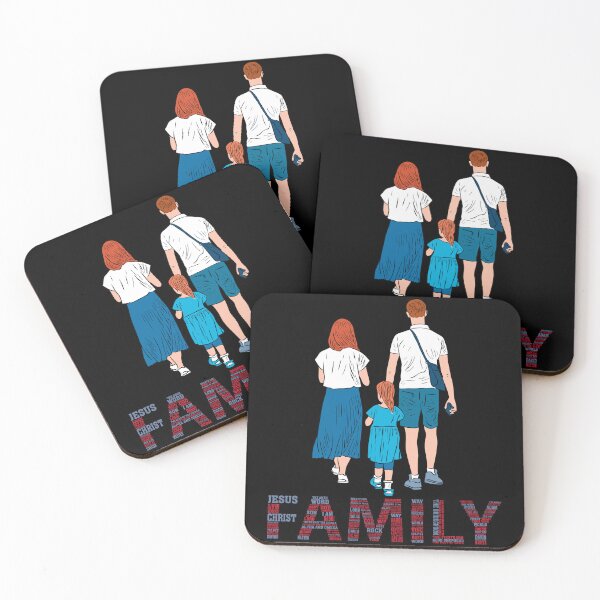 Aperçu de l'œuvre Famille remplie de foi: chemise de noms de Jésus créée et vendue par clevercraft58.