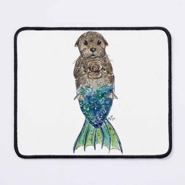 Item preview, Otter Mermaid designed and sold by Aquabunart.