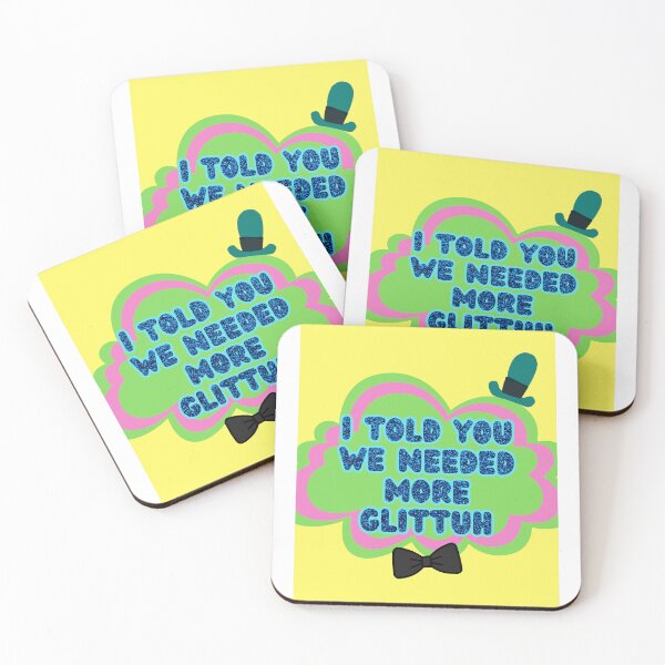 Item preview, I told you we needed more glitter - poster designed and sold by Cool Gal, Cool Cats.