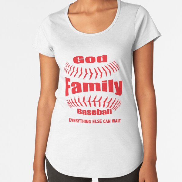 Adult Army Green God. Family. Baseball. T-Shirt