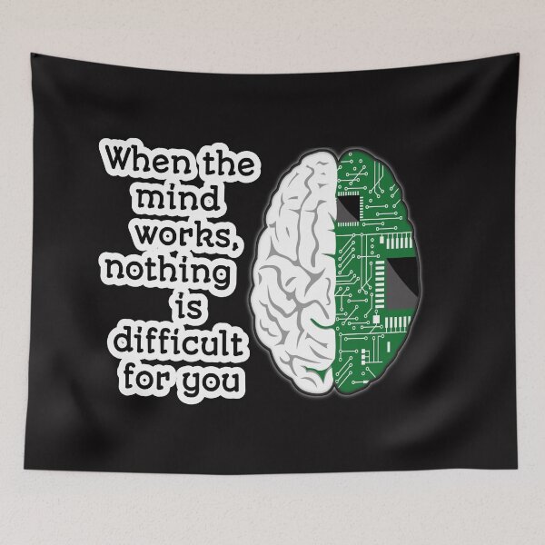 Item preview, When the mind works, nothing is difficult for you designed and sold by Aiyinyangart.