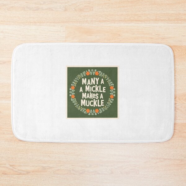 Item preview, Scottish Proverb - 'Many a Mickle Makes a Muckle designed and sold by ArboretumFinds.