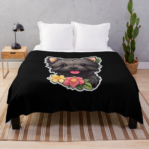 Item preview, Cairn Terrier in Flowers designed and sold by CUTEDOGGIEZ.