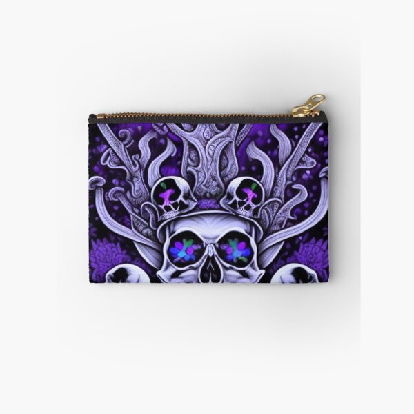 Item preview, Psychedelic Mushrooms & Skulls designed and sold by TheDarkWardrobe.