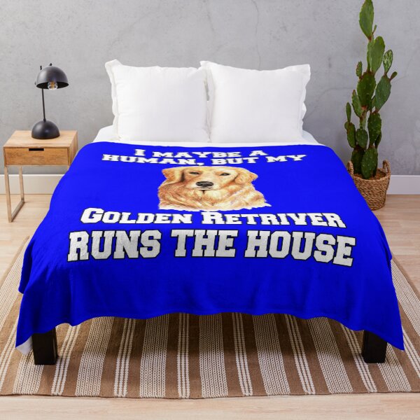Item preview, Golden Retriever Dog Pet Owner II Maybe A Human, But My Golden Retriever Runs The House! designed and sold by fantasticdesign.