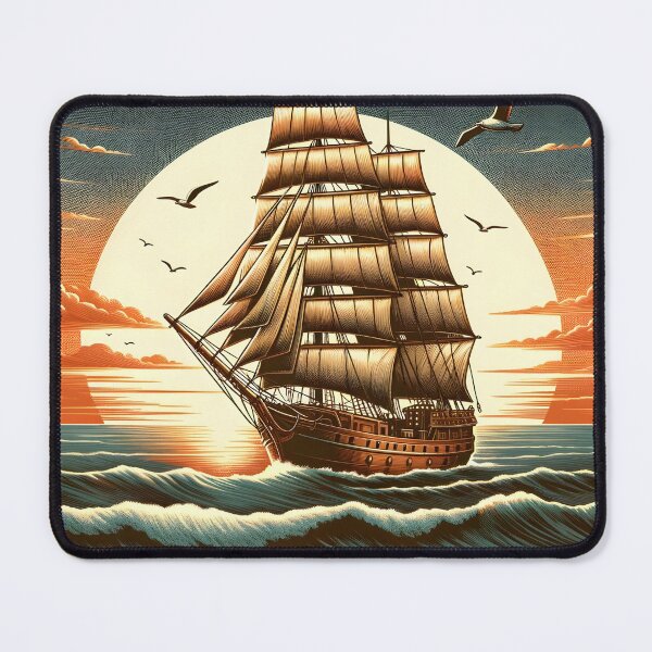 Item preview, Atardecer de velero designed and sold by DesignMT.