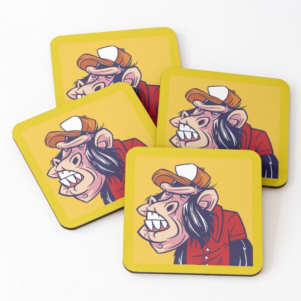 Item preview, Cool Chimpanzee with Sunglasses Monkey Ape fun Chimp gift designed and sold by DrawHandArt.