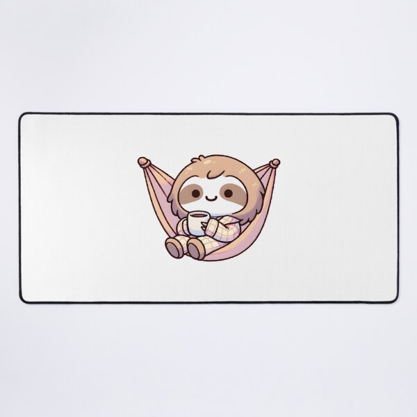 Artikelvorschau, Cozy Sloth in Hammock with Coffee entworfen und verkauft von UmbrellaStudio1.