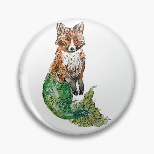 Item preview, Fox Mermaid designed and sold by Aquabunart.