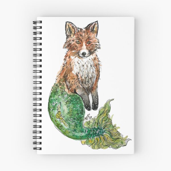 Item preview, Fox Mermaid designed and sold by Aquabunart.