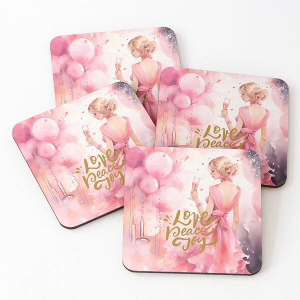 Item preview, Happy New Year Pink 01 designed and sold by Cilea Sabie.