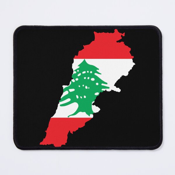 Item preview, Flag Map of Lebanon designed and sold by feether-store.