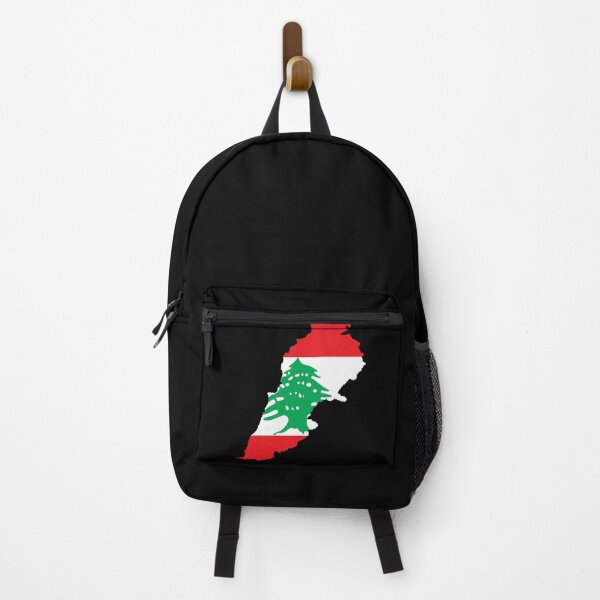 Aperçu de l'œuvre Carte du drapeau du Liban créée et vendue par feether-store.