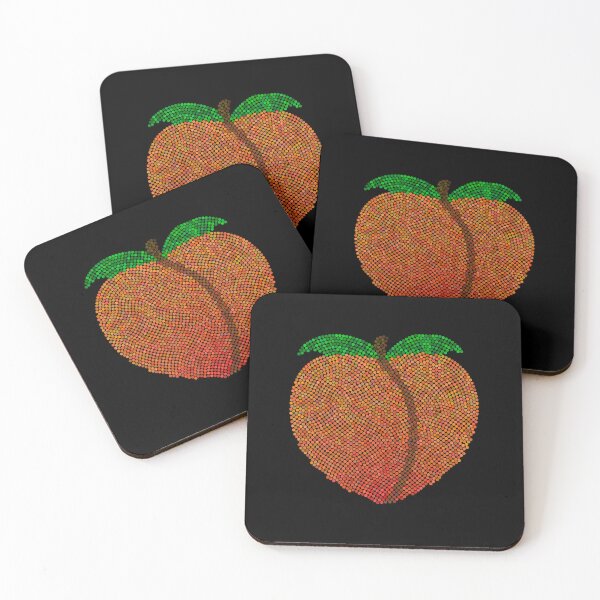 Item preview, Peach Dot Art Mosaic designed and sold by MSBM Designs.
