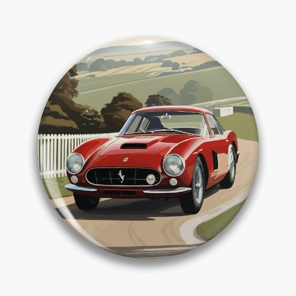 Item preview, Italian Red GT Classic Car Poster designed and sold by VenZolic.
