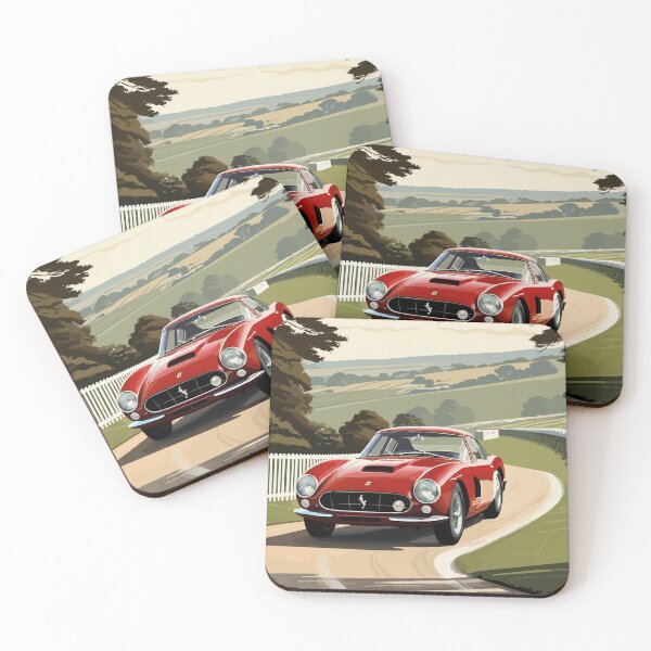 Item preview, Italian Red GT Classic Car Poster designed and sold by VenZolic.