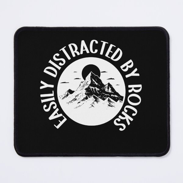 Item preview, Easily Distracted By Rocks - Funny Geology Gift designed and sold by GRABAPSHOP.
