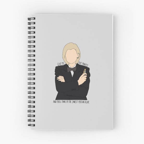 Item preview, "Give Me Five Minutes And You'll Think I'm The Sanest Person Alive" Thirteenth Doctor Quote Print Design  designed and sold by abldesign.