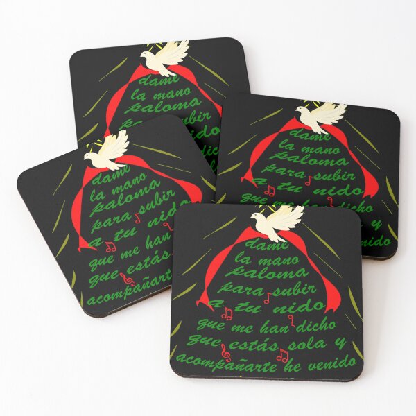 Item preview, Parranda en Navidad, lirica de cancion Dame la mano paloma designed and sold by Verle-art.