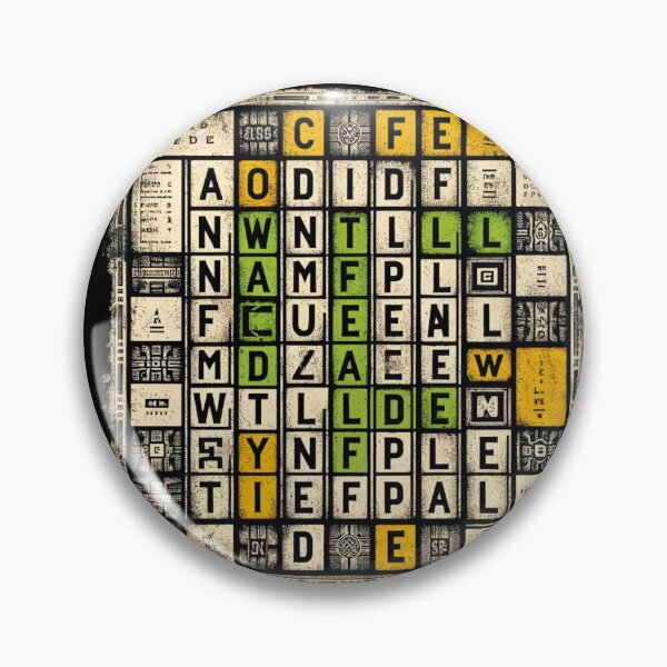Item preview, Antique Word Puzzle Canvas Art designed and sold by ChromaticBlend.