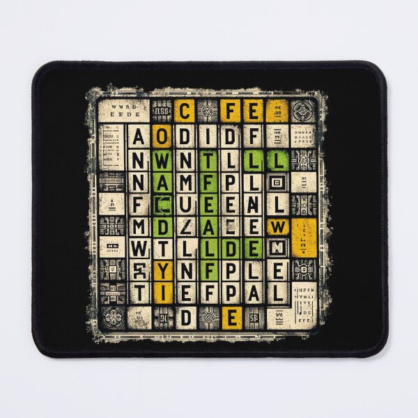 Item preview, Antique Word Puzzle Canvas Art designed and sold by ChromaticBlend.