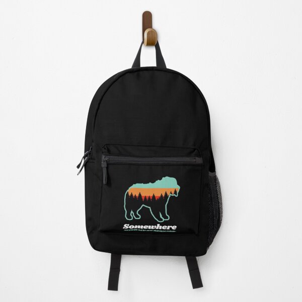 Item preview, Somewhere With My St Bernard Vintage Hiking Camping designed and sold by Guarddogdrive.