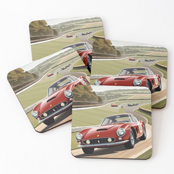 Item preview, Italian Red GT Classic Car Poster designed and sold by VenZolic.
