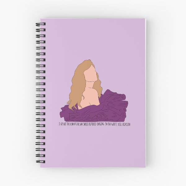 Item preview, "I Am Not The Kind Of Girl Who Should Be Rudely Barging In On A White Veil Occasion" Taylor Swift Speak Now Taylor's Version Album Quote Print Design  designed and sold by abldesign.