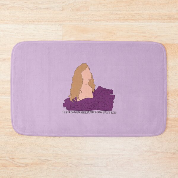 Item preview, "I Am Not The Kind Of Girl Who Should Be Rudely Barging In On A White Veil Occasion" Taylor Swift Speak Now Taylor's Version Album Quote Print Design  designed and sold by abldesign.