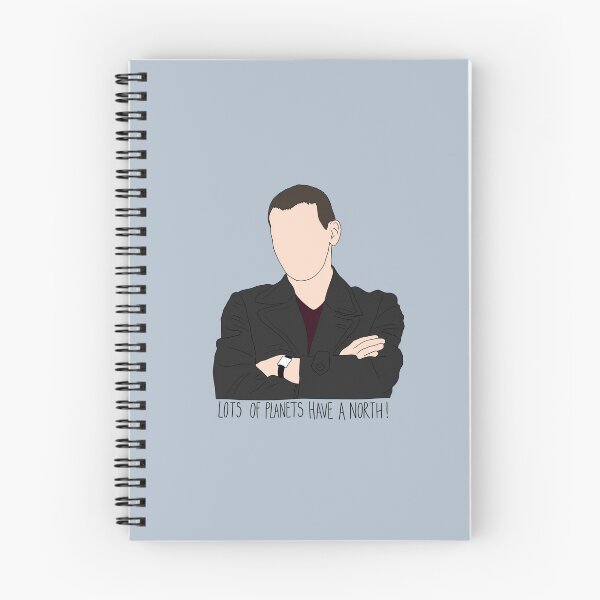 Item preview, "Lots Of Planets Have A North!" Ninth Doctor Quote Print Design  designed and sold by abldesign.