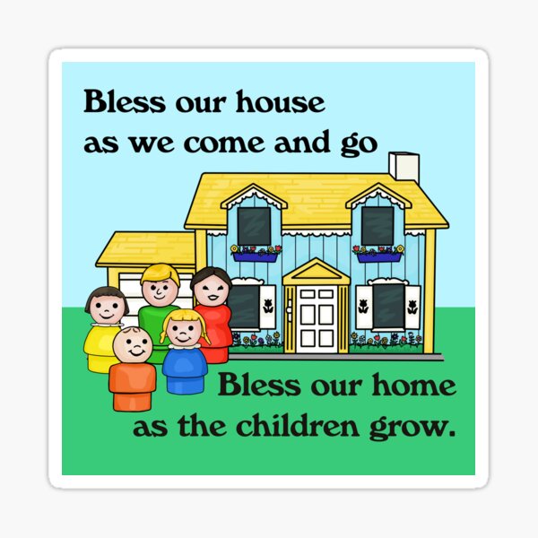 Item preview, Bless This Little Yellow House designed and sold by Unhinged Heather.