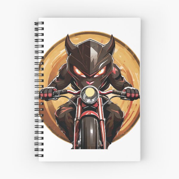 Item preview, Samurai Kitten on a Motorcycle designed and sold by BADESIGNZZ.