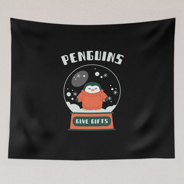 Item preview, Penguins Give Gifts Animal Facts Fun Trivia Education designed and sold by StudioTVDinners.