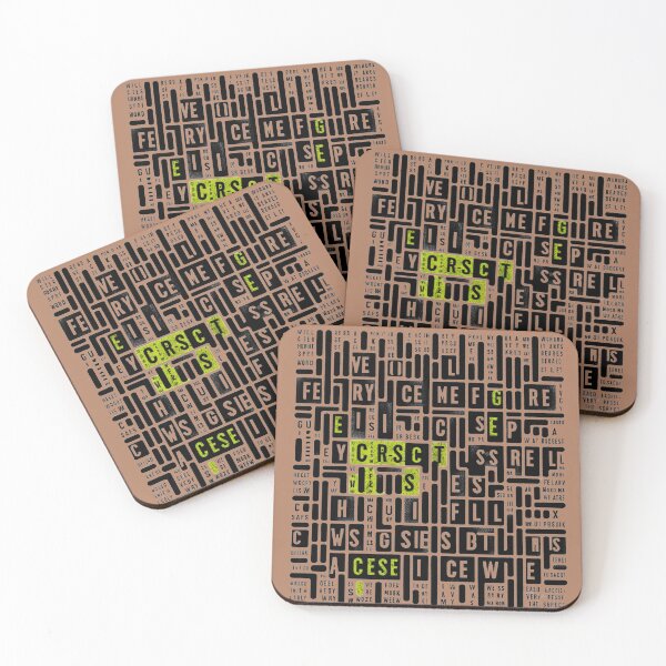 Item preview, Neon Circuit Word Maze Design designed and sold by ChromaticBlend.