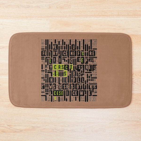 Item preview, Neon Circuit Word Maze Design designed and sold by ChromaticBlend.