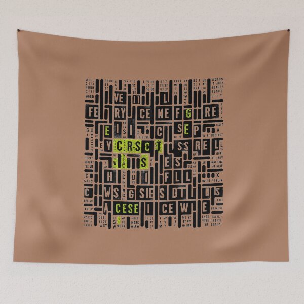 Item preview, Neon Circuit Word Maze Design designed and sold by ChromaticBlend.