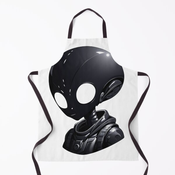 Item preview, black and white alien designed and sold by Renlexd.