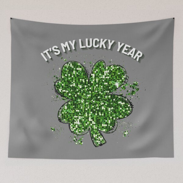 Item preview, Its my lucky year, 4 leaf clover, 2024 designed and sold by Cerulean-Shop.