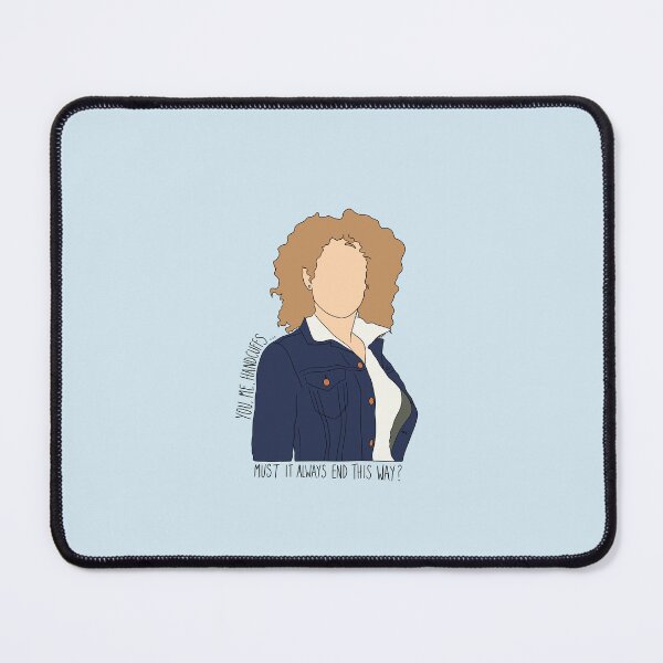 Item preview, "You, Me, Handcuffs...Must It Always End This Way?" River Song Quote Print Design designed and sold by abldesign.