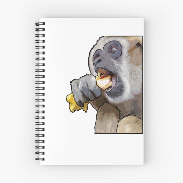 Item preview, Snacking Gibbon designed and sold by UnderbiteShop.