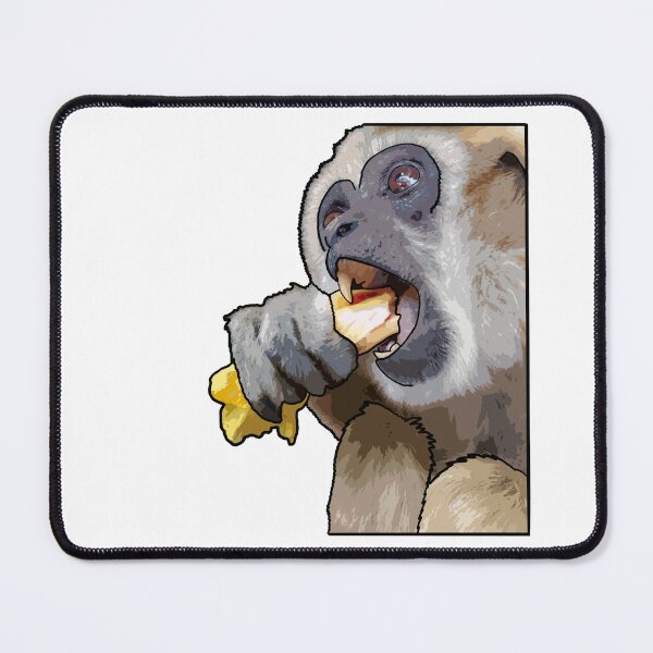 Item preview, Snacking Gibbon designed and sold by UnderbiteShop.