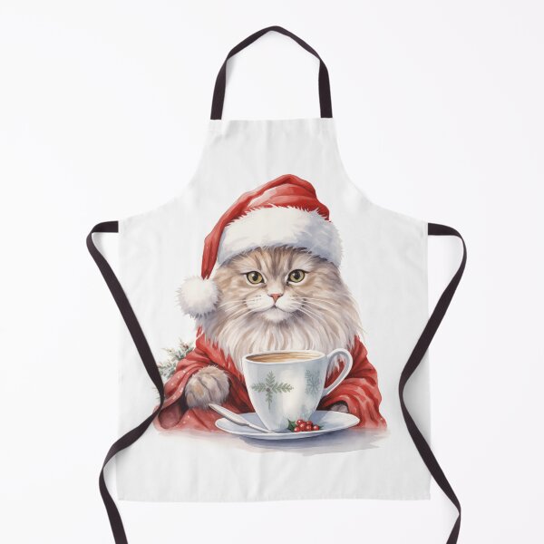 Item preview, Christmas cat and coffee designed and sold by GoodThings66.