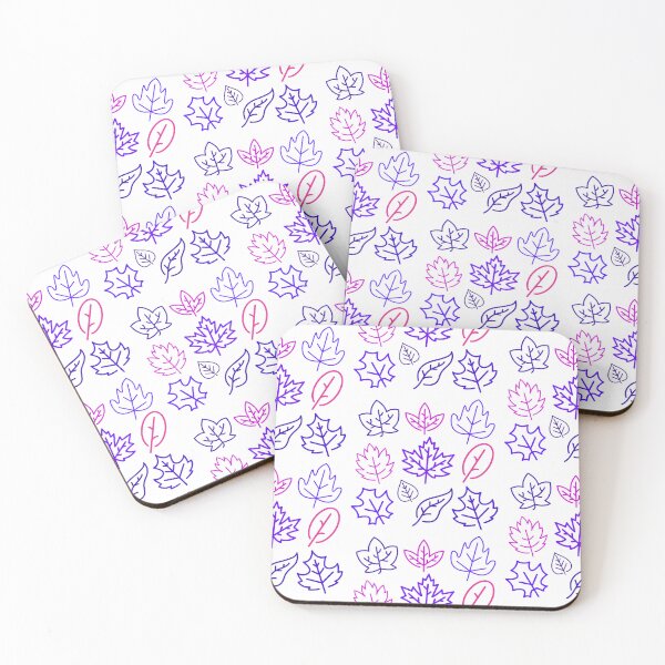 Item preview, Violetish Leaves  designed and sold by CushyNest.