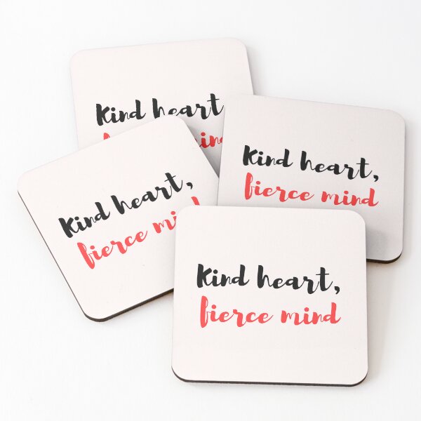 Item preview, Kind heart, fierce mind designed and sold by Journey Quick.