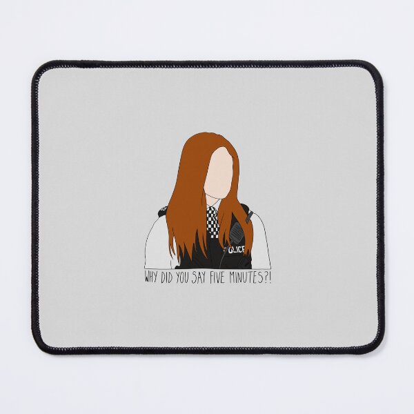 Item preview, "Why Did You Say Five Minutes?!" Amy Pond Quote Print Design designed and sold by abldesign.