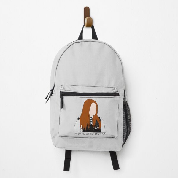 Item preview, "Why Did You Say Five Minutes?!" Amy Pond Quote Print Design designed and sold by abldesign.