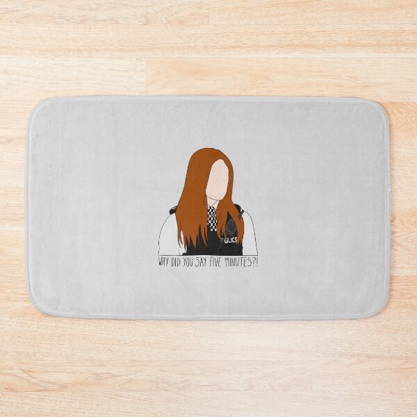 Item preview, "Why Did You Say Five Minutes?!" Amy Pond Quote Print Design  designed and sold by abldesign.