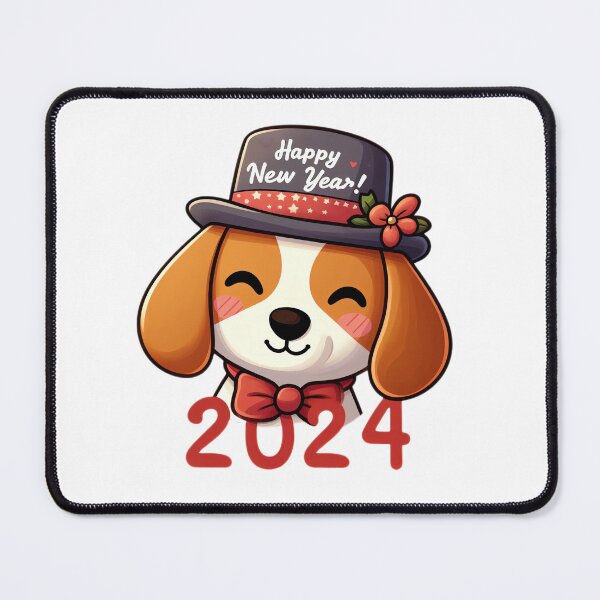 Item preview, Beagle Bliss: Overflowing Joy for the New Year designed and sold by EpicPaws.